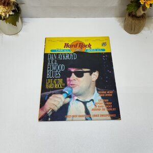 Hard Rock Cafe Magazine Featuring Dan Aykroyd As Elwood Blues 1980s Memorabilia
